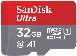SanDisk E202020294 32 GB MicroSD Card Class 10 80 MB/s  Memory Card
