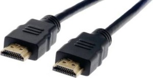 Gacher GD-125 HDMI 1.5Mtr 1.5 m HDMI Cable(Compatible with Mobile, Laptop, Tablet, Mp3, Gaming Device, Black)