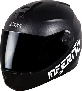 Steelbird SBH 11 Zoom Inferno Full Face Helmet in Dashing Black