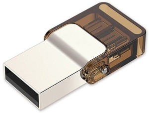 CLICK N HOME MICRO OTG USB PENDRIVE 8 GB Pen Drive(Brown)
