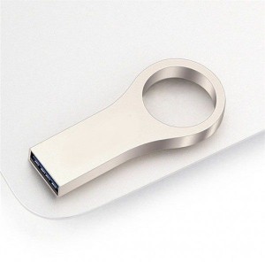 CLICK N HOME SMALL RING METAL USB PENDRIVE 8 GB Pen Drive(Silver)