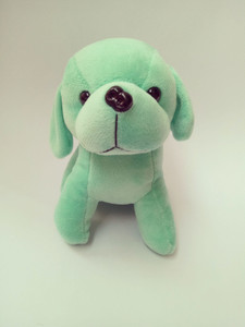 Green dog stuffed animal outlet