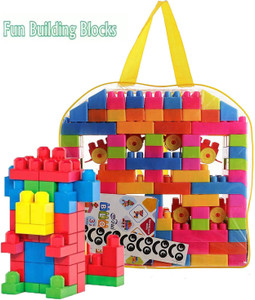 Children's plastic top building blocks