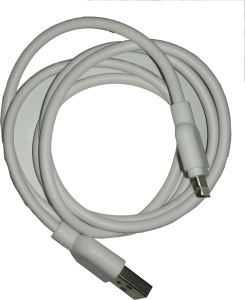 AJ TRADERS UC -41IPS I PHONE 1 m Fiber Optical Cable(Compatible with CHARGING AND DATA TRANSFER, White, One Cable)