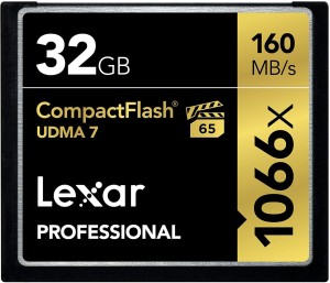 Lexar Professional 32 GB Compact Flash Class 10 160 MB/s  Memory Card