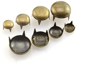 120pcs/ Set Snap Fasteners Kit  For Leather 12mm Metal Button Snaps P