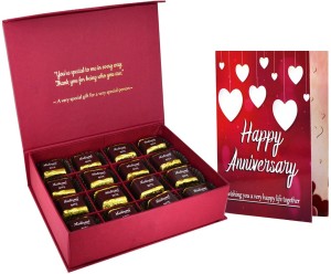 Midiron Marriage Anniversary Gifts, Happy Anniversary Gifts, Chocolate  Anniversary Gifts, Greeting Card for Anniversary (192 g) Paper Gift Box  Price in India - Buy Midiron Marriage Anniversary Gifts, Happy Anniversary  Gifts