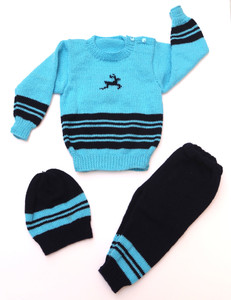 Softknit Woolen Baby Boys Baby Girls Casual Sweater Cap Pyjama Price in India Buy Softknit Woolen Baby Boys Baby Girls Casual Sweater Cap Pyjama online at Flipkart