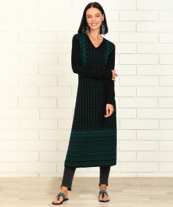 Anmi Self Design Women Straight Kurta Buy Anmi Self Design Women