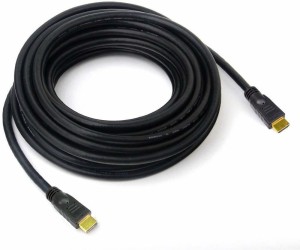 DRMS STORE 10 Meter HDMI Cable Male To Male HDMI - 10M 10 m HDMI Cable(Compatible with computer, laptop, projector, Tv, Black)