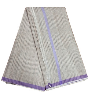 KRISHNA BHAKTI STORE DHOTI CHADAR SET KHADI COTTON Solid Men Dhoti