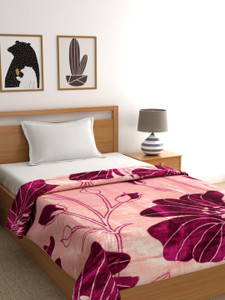 Raymond Home Floral Single Mink Blanket for Heavy Winter Buy Raymond Home Floral Single Mink Blanket for Heavy Winter Online at Best Price in India