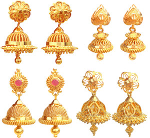 Gold jhumka under 30000 on sale