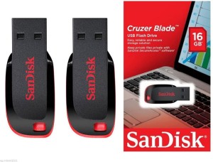 SanDisk Cruzer Blade 32 GB Pen Drive(Multicolor)