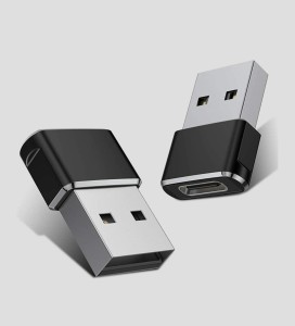 BURGEON USB male (Type A) External 3.0 to (Type C) female Converter/Connector Adapter USB Adapter(Black)