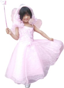 Sarvda Baby Girls Gown Dress For Kids Angel Wedding Birthday net