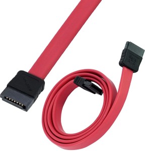 AXINTO SATA CABLE 0.3 m VGA Cable(Compatible with HARD DISK, SATA HARD DISK, Red, Black)