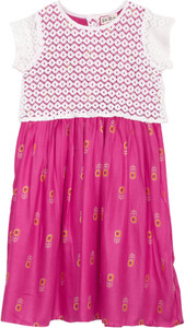 Bella Moda Girl's Midi/Knee Length Casual Dress