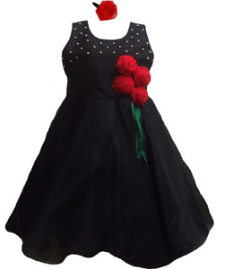 MVD Fashion Girl's Midi/Knee Length Party Dress
