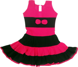 Flora Girl's Midi/Knee Length Casual Dress