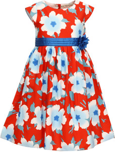 Bella Moda Girl's Midi/Knee Length Casual Dress