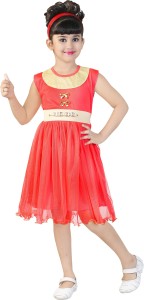 FTC Bazar Girl's Midi/Knee Length Party Dress