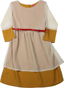 Bare Kids Girl's Midi/Knee Length Casual Dress