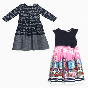 Bella Moda Girl's Midi/Knee Length Casual Dress