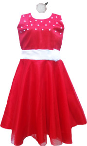 MVD Fashion Girls Midi/Knee Length Party Dress