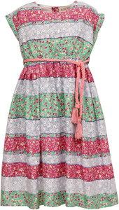 Bella Moda Girl's Midi/Knee Length Casual Dress