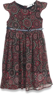 Bella Moda Girl's Midi/Knee Length Casual Dress