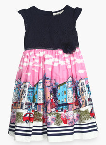 Bella Moda Girl's Midi/Knee Length Casual Dress