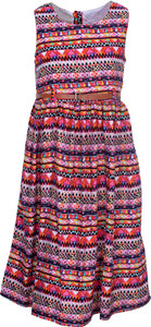 Bella Moda Girl's Midi/Knee Length Casual Dress