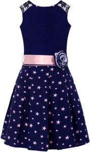 Naughty Ninos Girl's Midi/Knee Length Party Dress