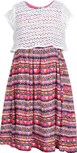Bella Moda Girl's Midi/Knee Length Casual Dress