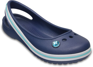 girls blue crocs