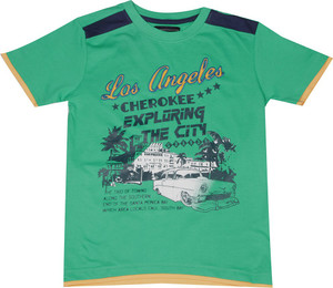 Cherokee Girls Printed Cotton T Shirt 