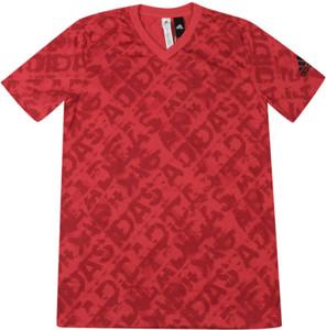 boys red adidas shirt