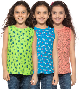 Stay Little Girls Printed Cotton T Shirt