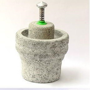 Tredy Foods Traditional Grinding Stone Small Aatukkal Stoneware