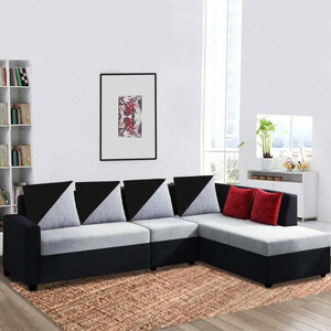 Casastyle casper 6 seater rhs l shape sofa clearance set