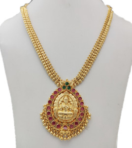 Hanaa Hanaa 1 Gram Gold Micro Plated Traditional Laxmi Short