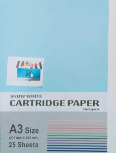 PREMIUM QUALITY CARTRIDGE PAPER UNRULED A3 140 gsm A3 Paper  - A3 Paper