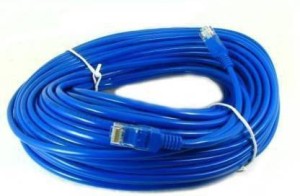 Digiom ETHERNET LAN PATCH CABLE FOR COMPUTER, LAPTOP, 3 METER 3 m LAN Cable(Compatible with COMPUTER, LAPTOP, Blue, One Cable)