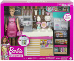 Barbie career coffee shop clearance