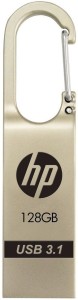 HP X760W 128 Pen Drive(Gold, Silver)