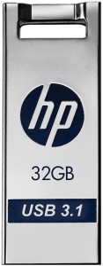 HP X795W 32 Pen Drive(Blue, Silver)