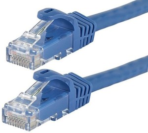 Sadow High Speed 10 Meter Patch Computer Cord Gigabit Category 6 RJ45 Ethernet LAN Cable 10 m Patch Cable(Compatible with Laptop, 3Blue)