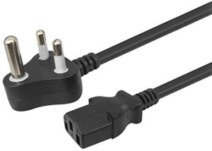 Sadow Power Cable Cord for Desktop PC, Monitor, SMPS and Printer - (1.5 Meter) (Black) 1.5 m Power Cord(Compatible with Computer. Printers, Black)