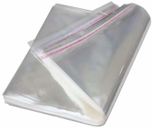 LDPE Transparent Clear Self Adhesive Plastic Bag For Packaging